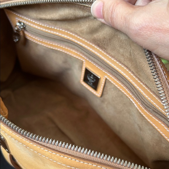 MCM Tan and White Shoulder Bag with COA - Picture 4 of 15